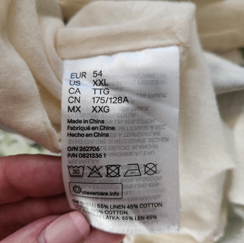 H&M White Sundress with Green Leaf and Yellow Lemon Print - Picture 8 of 10